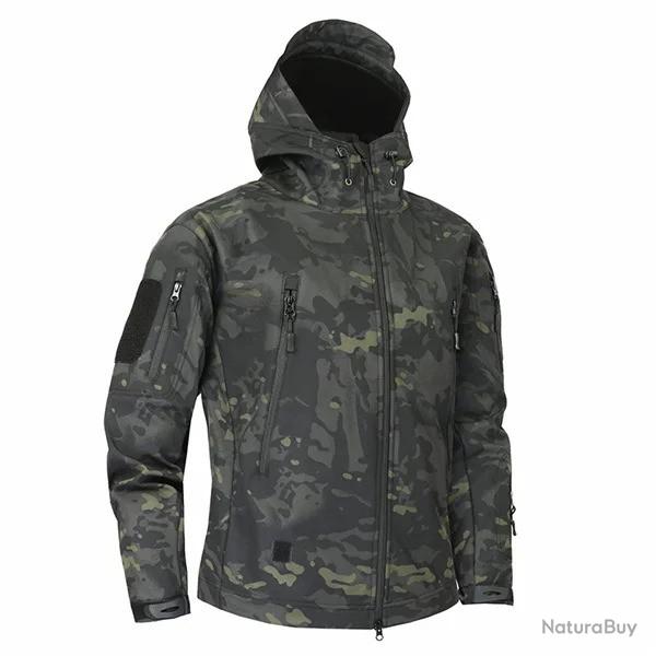 Veste coupe-vent tactique camouflage style militaire - Mod�le CPBK
