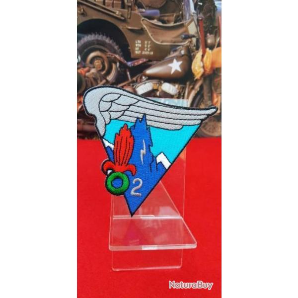 Ecusson de la 2�Cie de montagne du 2� REP- Hauteuir : 80 mm