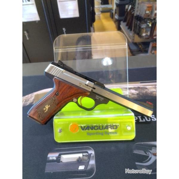 Pistolet browning Buck mark m�daillon stainless calibre 22lr