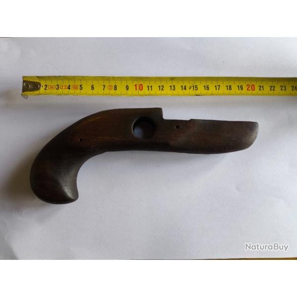 Crosse / bois de pistolet � Silex