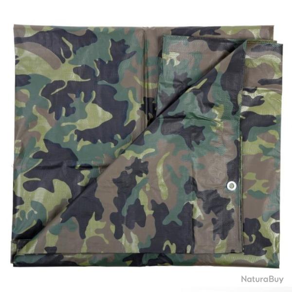 B�che camouflage woodland 2 x 3 m | Fosco (0001 1221)
