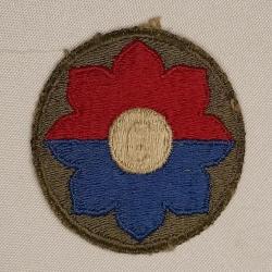 Insigne tissu 9&egrave;me Infantery Division US Army WW2