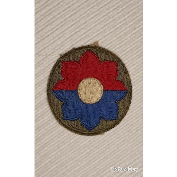 Insigne tissu 9�me Infantery Division US Army WW2