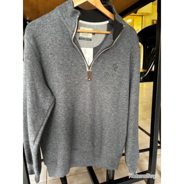 Sweat Zipp� Lovergreen