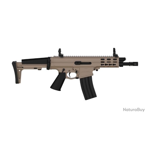 ROBINSON ARMAMENT - Carabine XCR-L Micro, canon de 7,5'', FDE - 223R