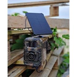 Pi&egrave;ge Photo + vid&eacute;o Autonome avec Panneau Solaire + micro sd