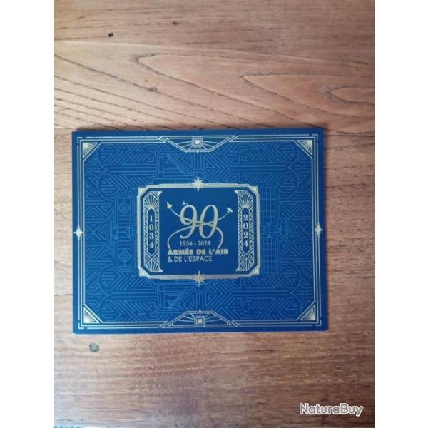 Carte postale 90 ans de l'arm�e de l'air et de l'espace vierge