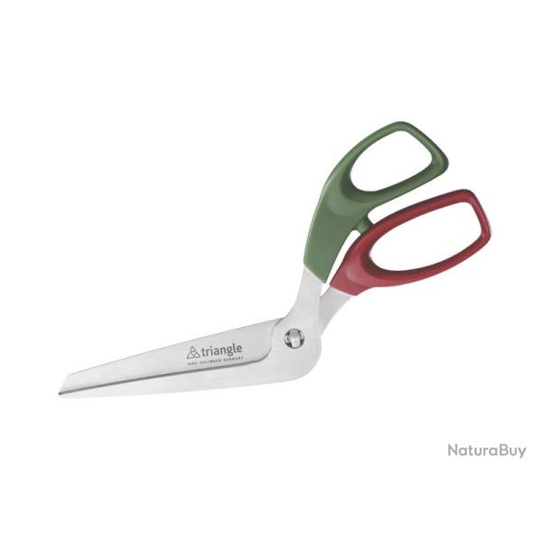 BEL1419 CISEAUX A PIZZA TRIANGLE COUDES DEMONTABLE 24CM INOX NEUF