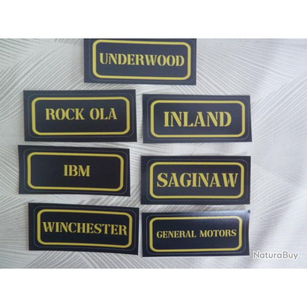 Stickers caisse  munition # usm1 - lot