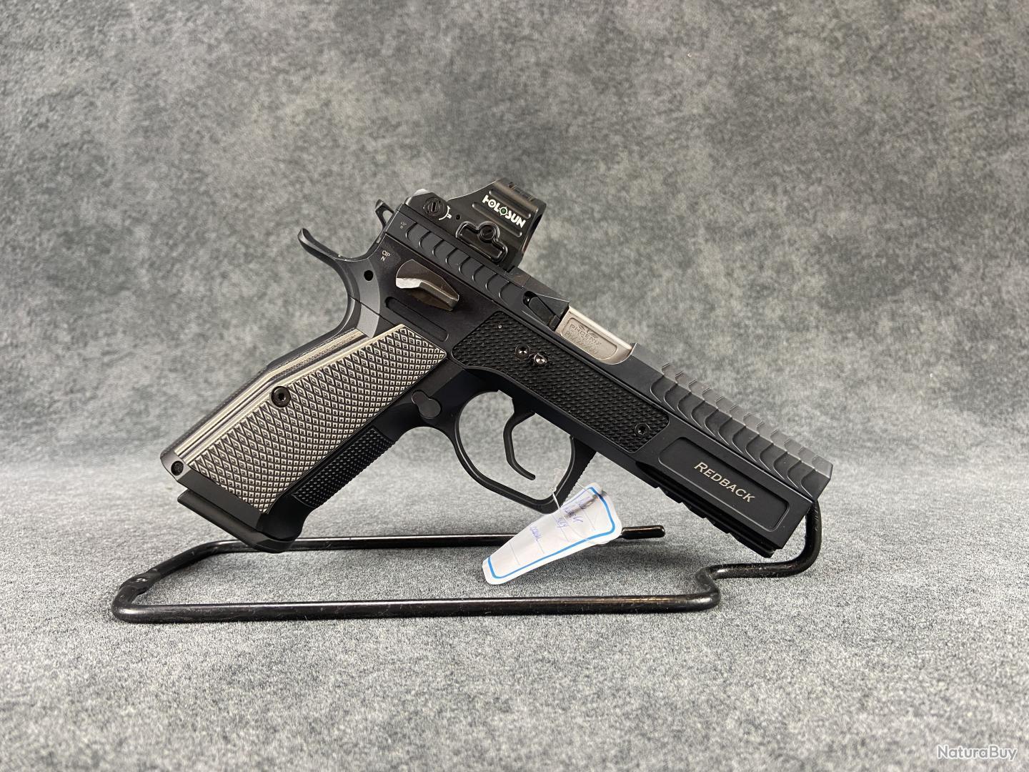 Pistolet - Phoenix Redback Light Gen 2 Optic Acier/Alu Noir SA/DA ...
