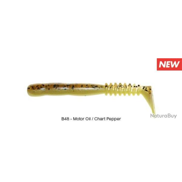 Rockvib Shad 2" Reins x20pcs Motor Oil