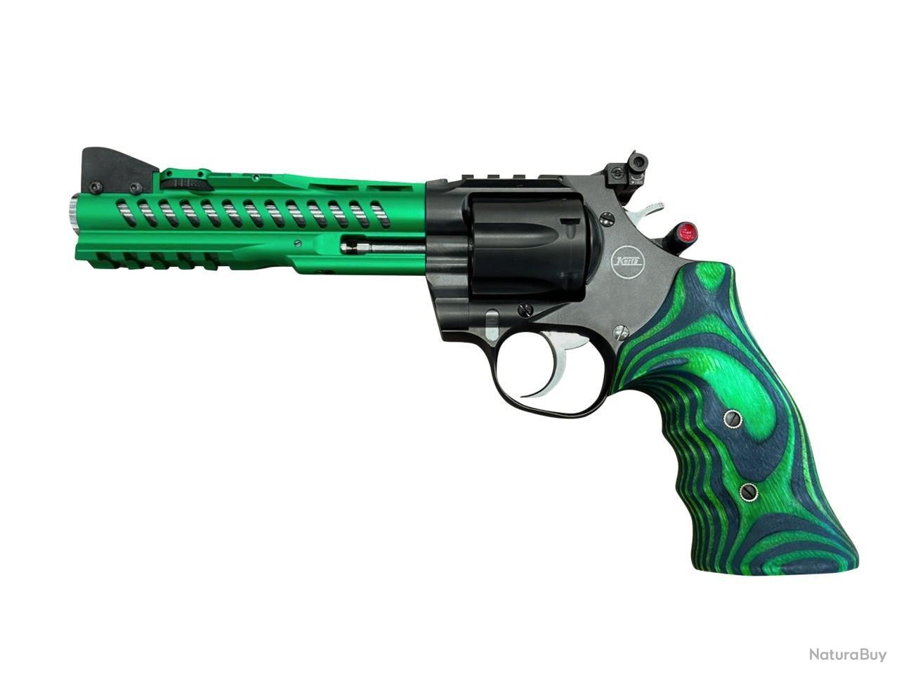 Revolver KORTH Super Sport GTA green cal.357 Mag canon de 6