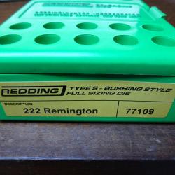 Redding Type S Bushing Full Length Die 222 Remington