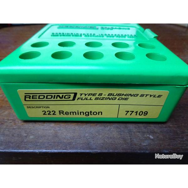 Redding Type S Bushing Full Length Die 222 Remington