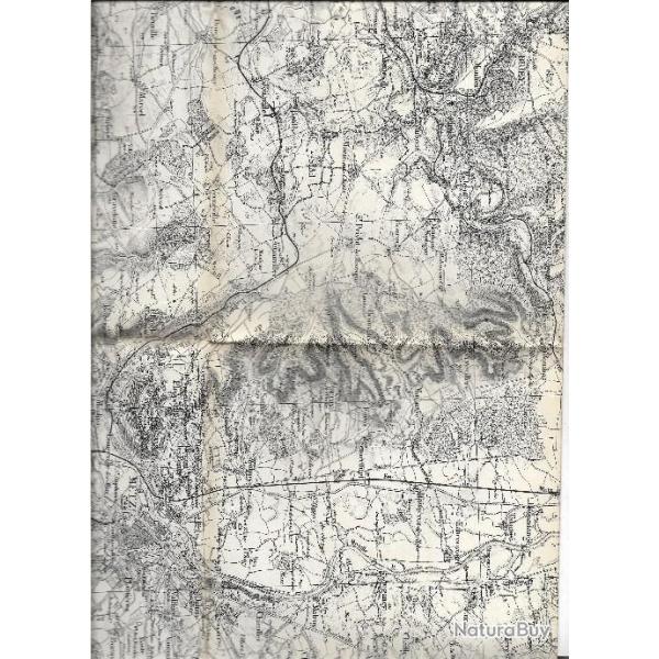 Carte d'�tat-major , tirage de mai 1884 , longwy 25