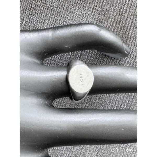 Chevali�re en argent sterling - HOPE - bague homme - taille 51 - marque Be Lost