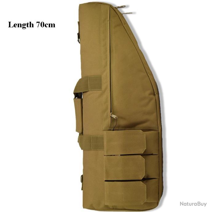 Sac étanche Pour Fusil 70 Cm - Étui De Chasse Oxford Noir Tissu Résistant