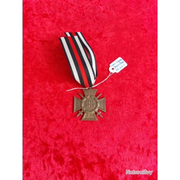 Croix d'honneur du combattant allemand WW1 W K.