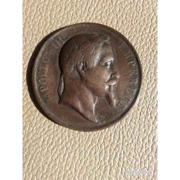 M�daille Napol�on 3 minist�re de l'agriculture