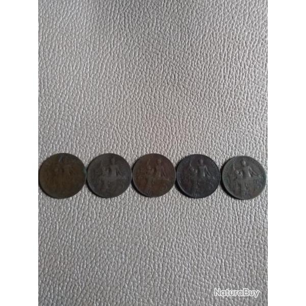 Lot de pi�ces de monnaie francaise- Daniel Dupuis