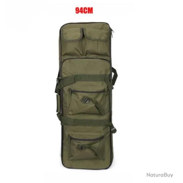 Sac � Dos pour Chasse avec �tui Souple pour Fusil Housse Tactique Carabine Airsoft 94 cm Vert