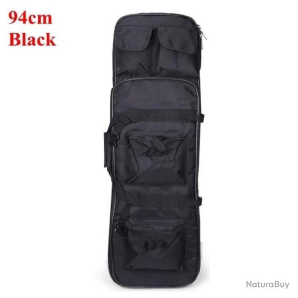 Sac � Dos pour Chasse avec �tui Souple pour Fusil Housse Tactique Carabine Airsoft 94 cm Noir