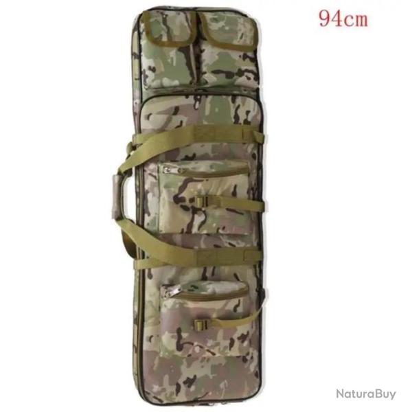 Sac � Dos pour Chasse avec �tui Souple pour Fusil Housse Tactique Carabine Airsoft 94 cm Camouflage