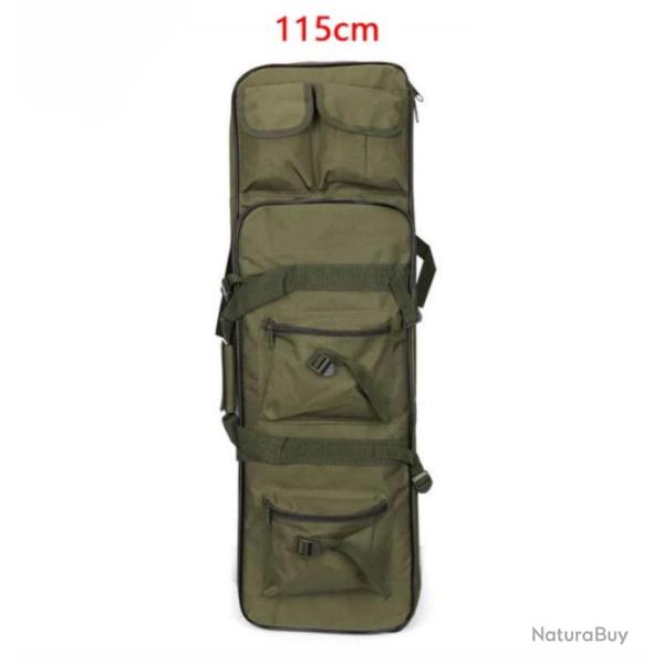 Sac � Dos pour Chasse avec �tui Souple pour Fusil Housse Tactique Carabine Airsoft 115 cm Vert