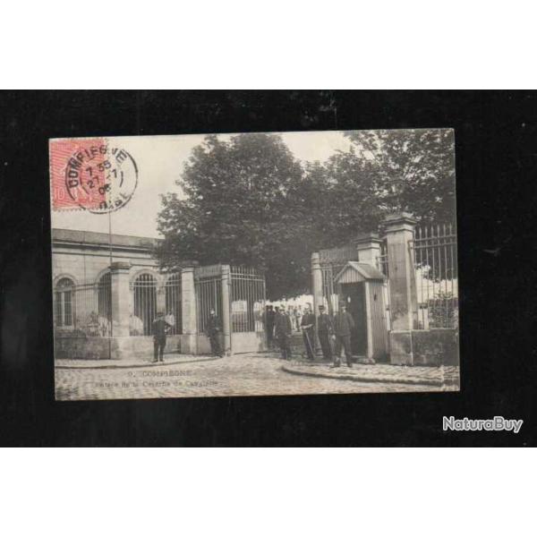 compi�gne entr�e de la caserne de cavalerie , quartier bourcier