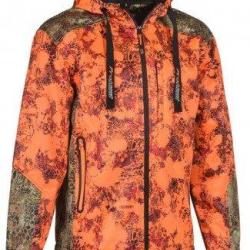 Blouson de chasse zipp&eacute; Wolf new GhostCamo SnakeBlaze Pro Hunt-S