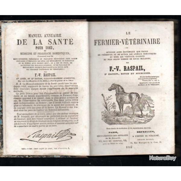 le fermier-vtrinaire ou mthode aussi conomique que facile de prserver et de ..de f.v.raspail