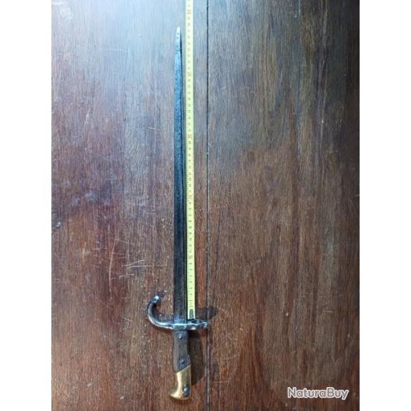Vends baionnette gras, bon �tat,longueur lame 475 mm