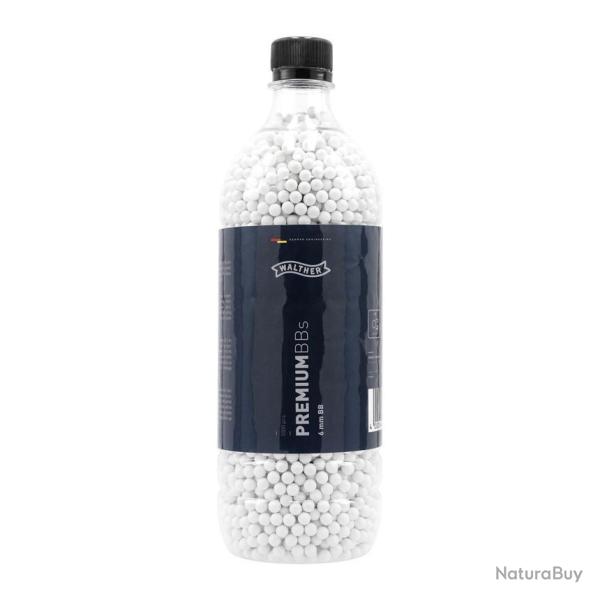 Billes bbs 6mm walther blanche 0.20g bidon X5000