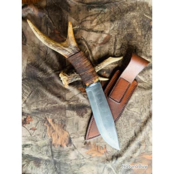 couteau artisanal bowie d'inspiration l�gende d'automne