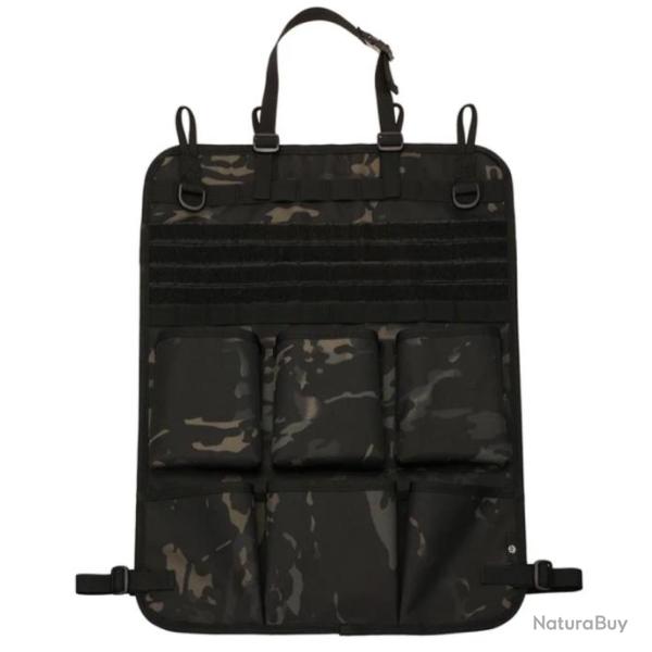 Sac de Rangement Si�ge Arri�re de Voiture Organisateur Multifonction Camo Noir