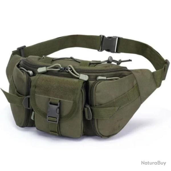 Sac Banane Multifonctionnel Id�al Camping Randonn�e Sports de Plein air Vert