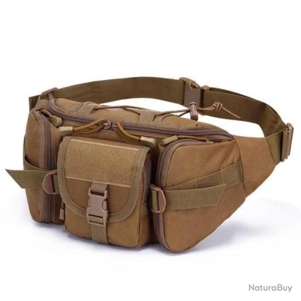 Sac Banane Multifonctionnel Id�al Camping Randonn�e Sports de Plein air Kaki