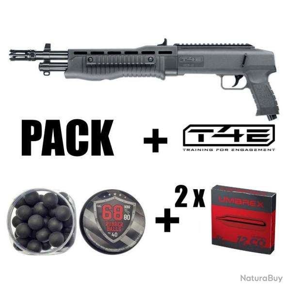 PACK FUSIL TB68 (HDB68) T4E HOME DEFENSE BLASTER Cal.68 CO2 / 16 J