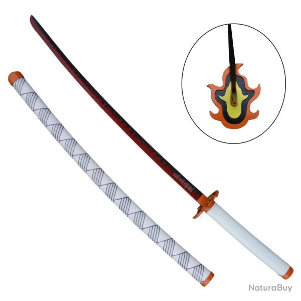 KATANA DECO LAME ACIER DEMON SLAYER RENGOKU KYOJURO