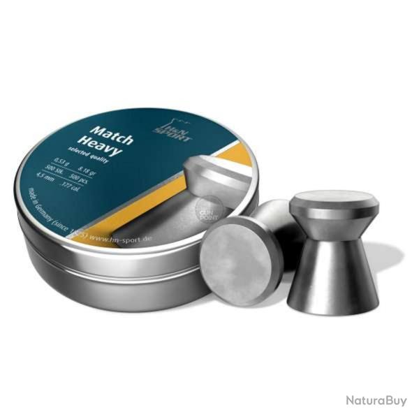 PLOMBS H&N SPORT TETE PLATE MATCH HEAVY 4.5mm x500