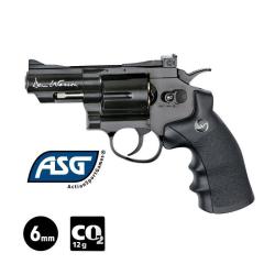 REVOLVER ASG DAN WESSON 2.5" Noir - Full Metal - 6 mm BB - CO&sup2; 1.4J