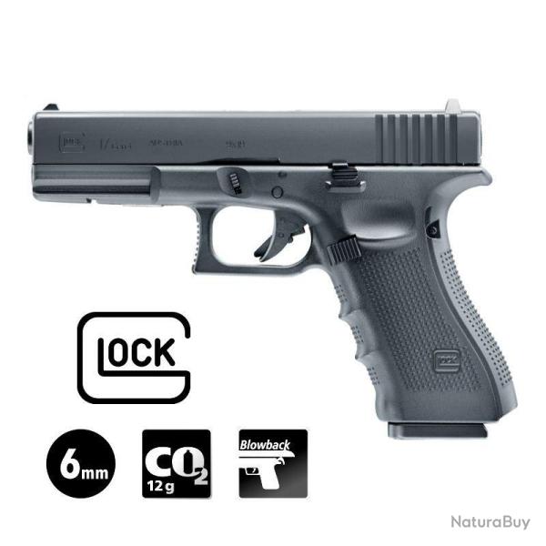 PISTOLET GLOCK 17 Gen4 Noir - 6 mm BB - CO� 1.3J