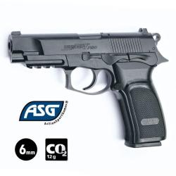 PISTOLET BERSA THUNDER 9 PRO Noir - Culasse fixe - 6 mm BB - CO&sup2;