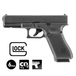 PISTOLET GLOCK 17 Gen5 MOS Noir - 6 mm BB - CO&sup2; 2J