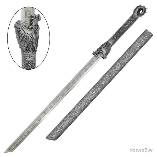 KATANA DECO LAME ACIER INSPIRE DE LA DYNASTIE TANG