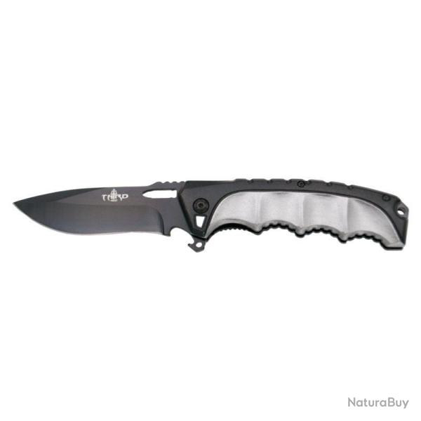 COUTEAU PLIANT TACTIQUE THIRD NOIR ET GRIS