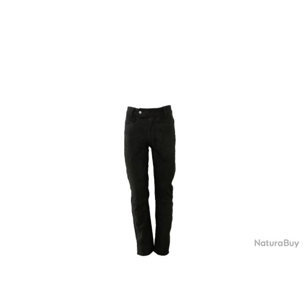 Pantalon en cuir "Vert fonc�" Chasse El�gance CE706