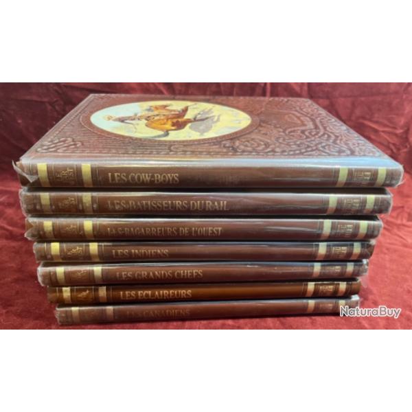 Rare lot de 7 Time Life  s�rie far west indiens cowboys grands chefs �claireurs....