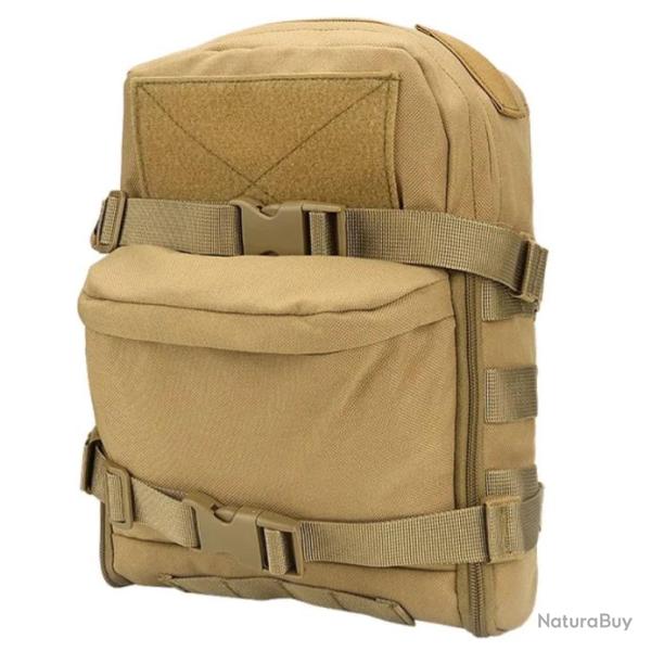 Sac � Dos Tactique d'Hydratation 2L Molle Chasse et Activit�s Ext�rieures L�ger R�sistant Kaki Beige