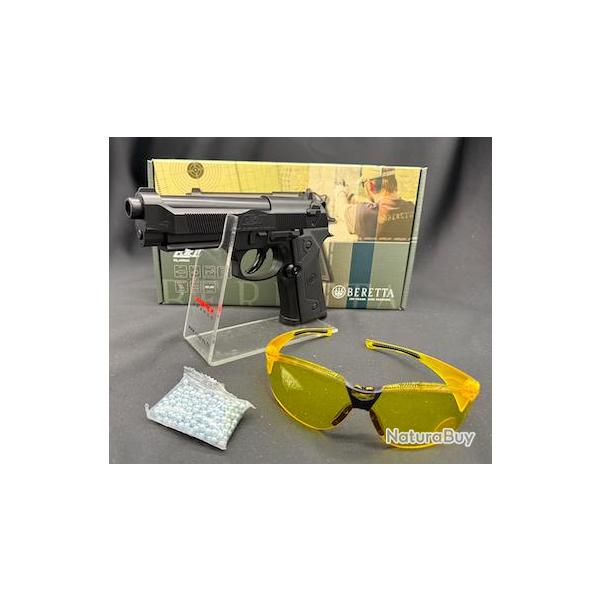 PACK BERETTA ELITE II CO2 CAL BB/4.5 MM + LASER, FOURREAU ET CO2